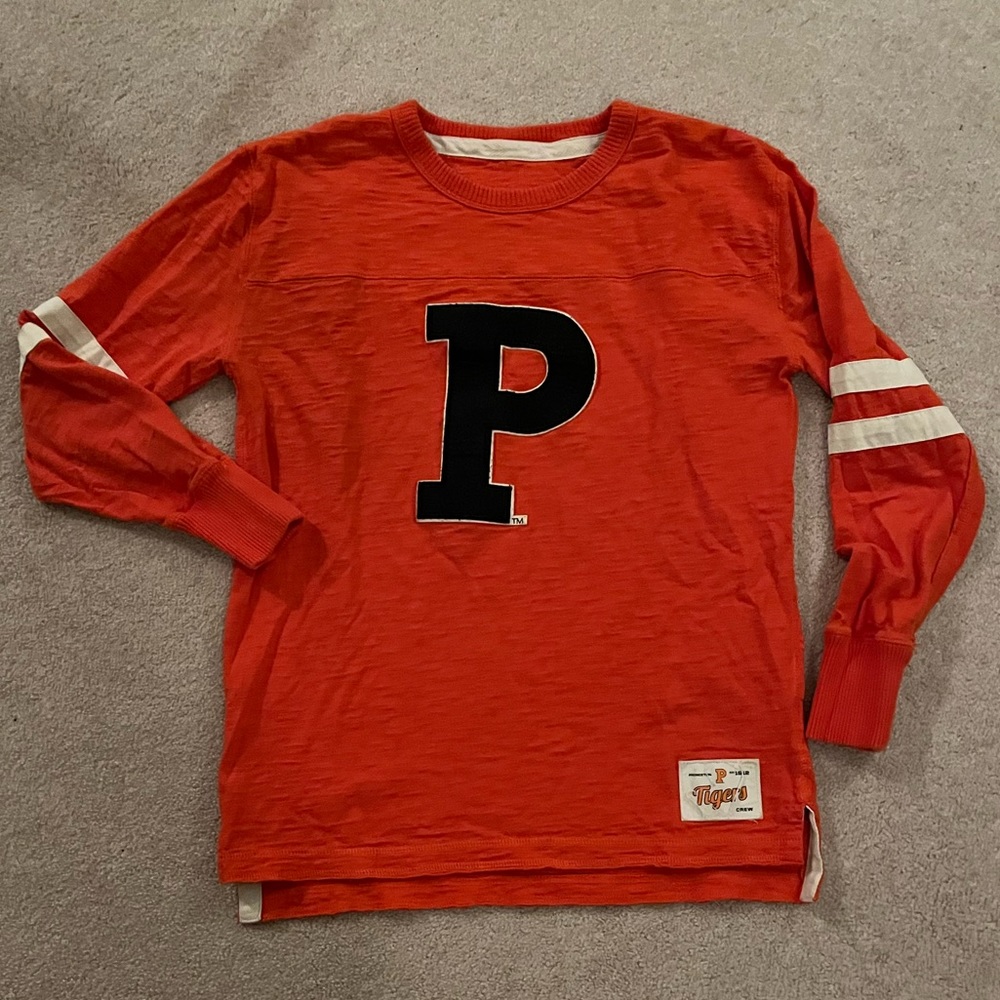Thick long-sleeve Princeton varsity shirt